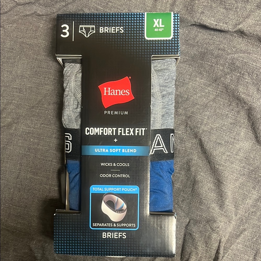 Hanes XL Men's Comfort Flex Fit Briefs